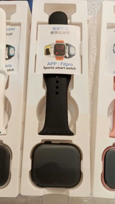 Smartwatch T900 PRO MAX Branco, Preto e Rosa