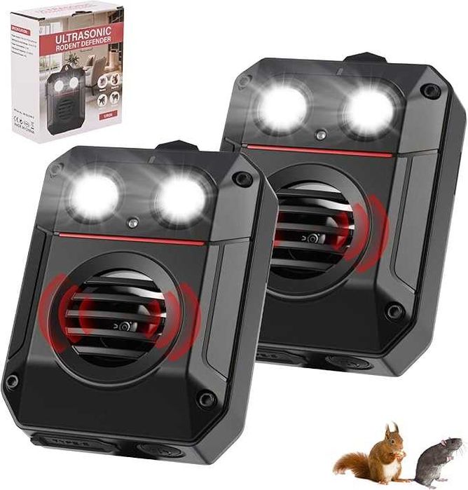 GuKKK Ultradźwiękowy odstraszacz gryzoni i kun 4 szt.