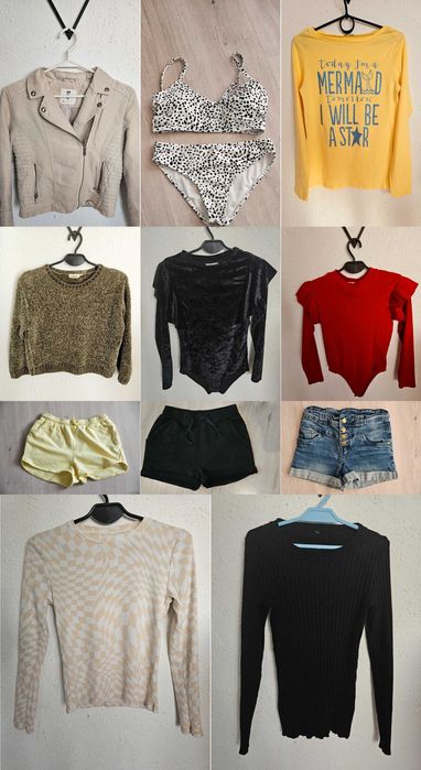 Ubrania dla dziewczynki * duża PAKA * 152 lato jesień * zestaw +gratis