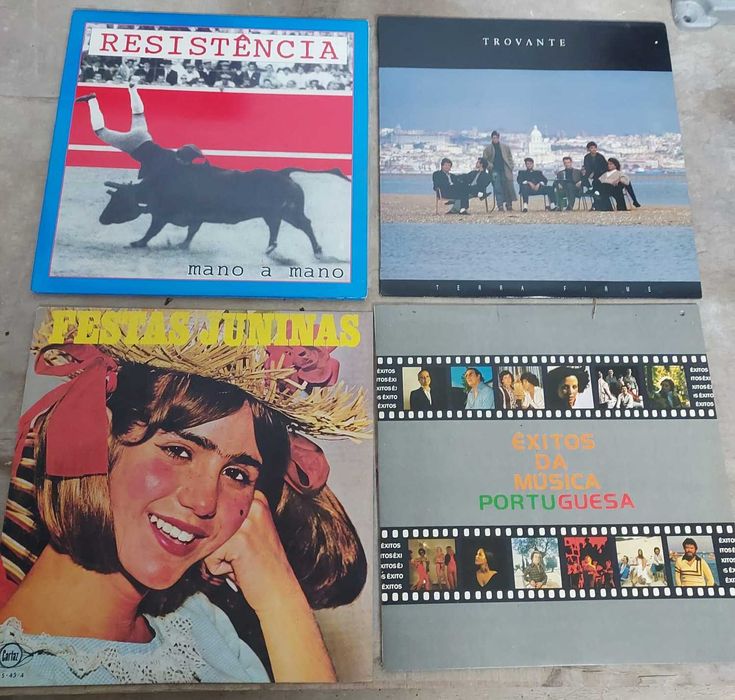 Discos Vinil Incluindo Fausto e Resistencia