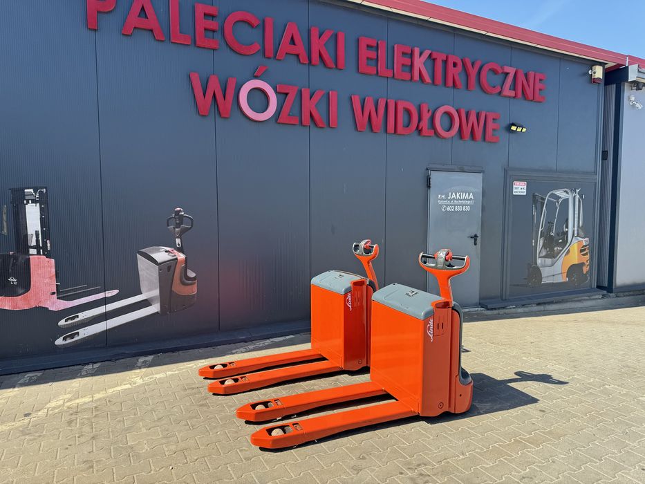 Paleciak elektryczny Linde T 16 wózek magazynowy elektryczny paleciak