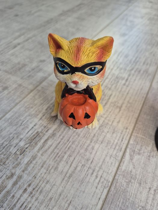 Halloween ozdoby dekoracje dla dziecka kot 5 szt