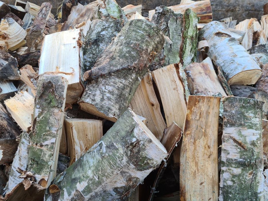 Drewno opałowe kominkowe sosna brzoza wiąz dąb olcha zrzyny dębowe