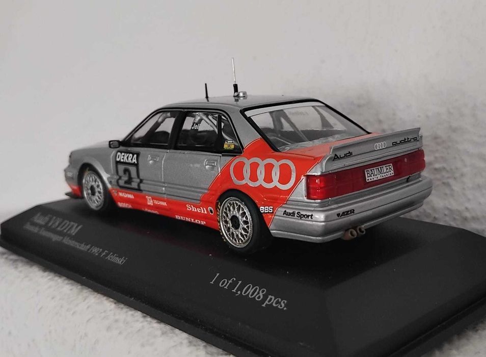 AUDI V8 DTM 1992  Minichamps. 50€. Vendo miniaturas da minha coleção 1/43.