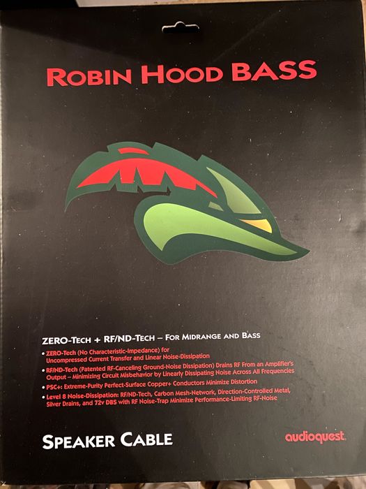 Audioquest  2.5 William Tell ZERO BiWire COMBO (Zero+Bass) banS