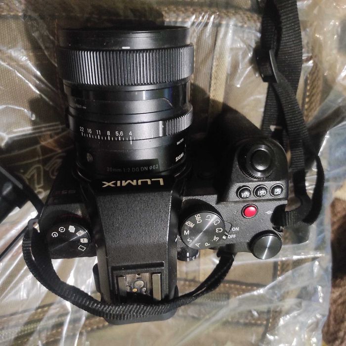 Panasonic s5 ll +sigma art 20mm f2 + 3 сумки nikkor