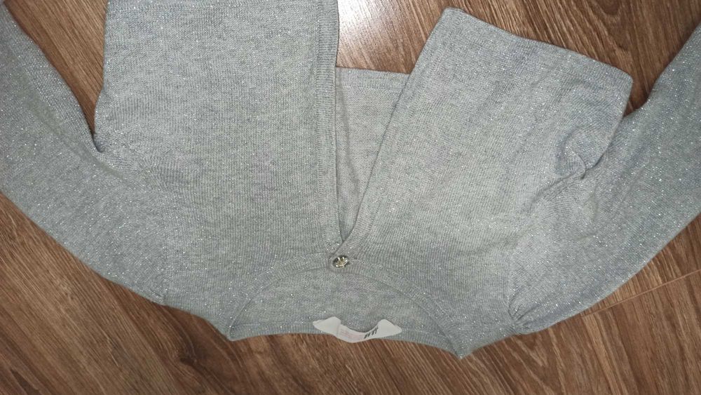 Bluza polarowa 7-8 i bolerko 122/128 H&M