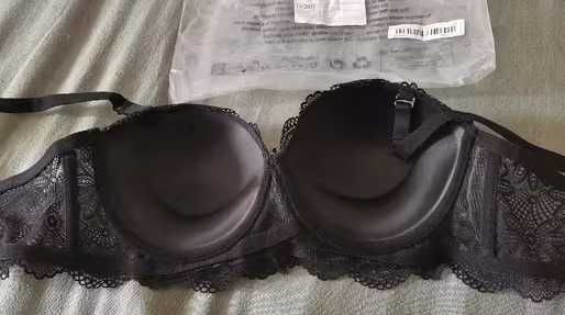 Шикарный кружевной бюстгалтер бандо пушап