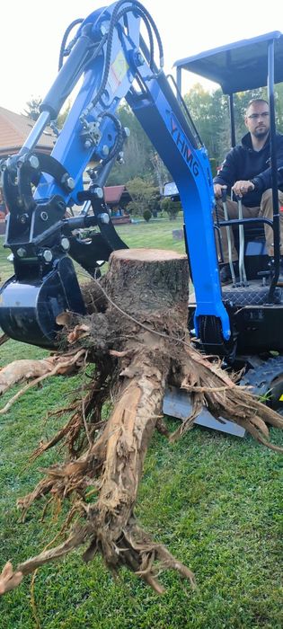 Usługi mini koparką