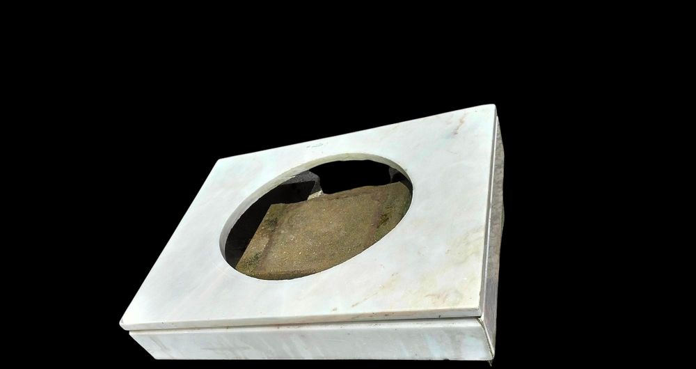 Pedra Mármore para Lavatório Oval