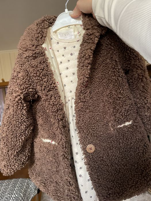 Шубка тедді від ZARA