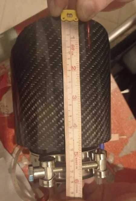 Ponteira de Escape de Carro - Preto - Novo!!