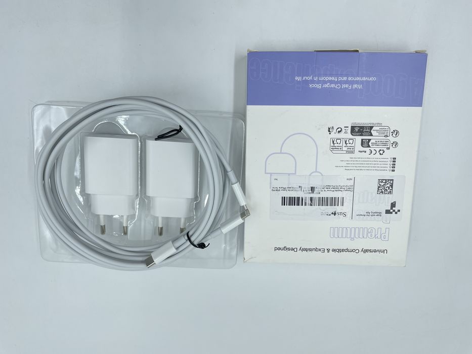 2x Ładowarka sieciowa USB typ C do Apple