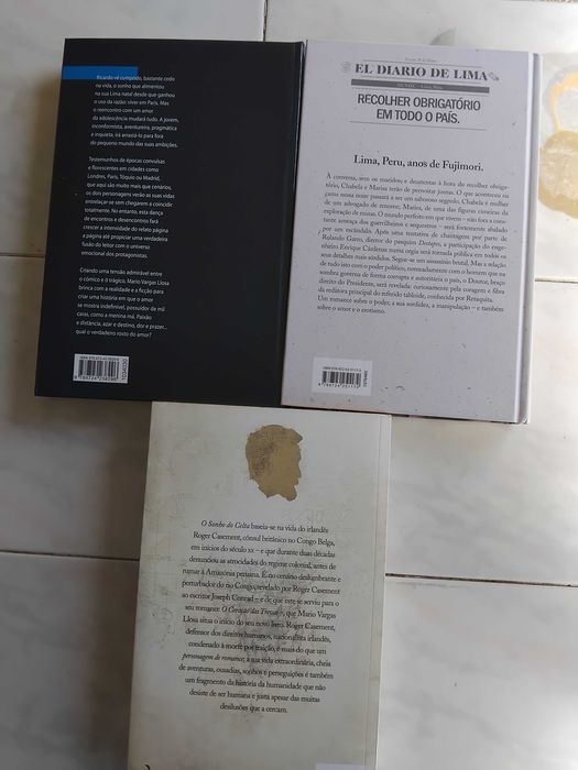 3 Livros de Romance de Mario Vargas Llosa