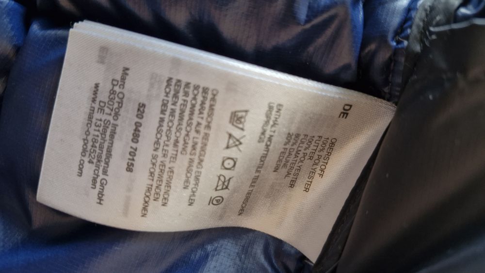 Marc O Polo puchowa kurtka męska M