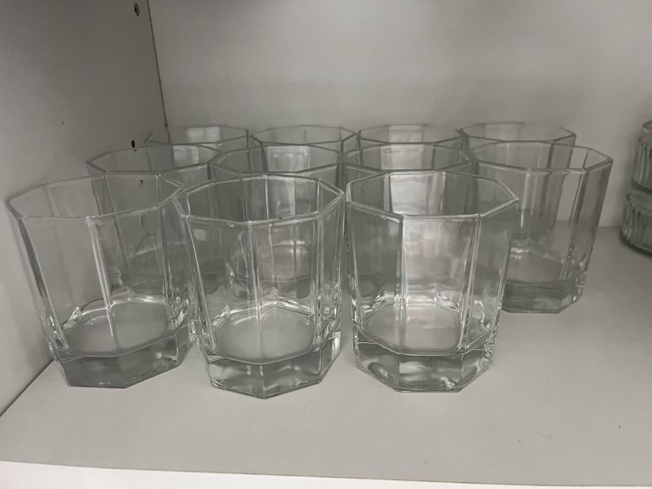 Copos de vidro conjunto de 11