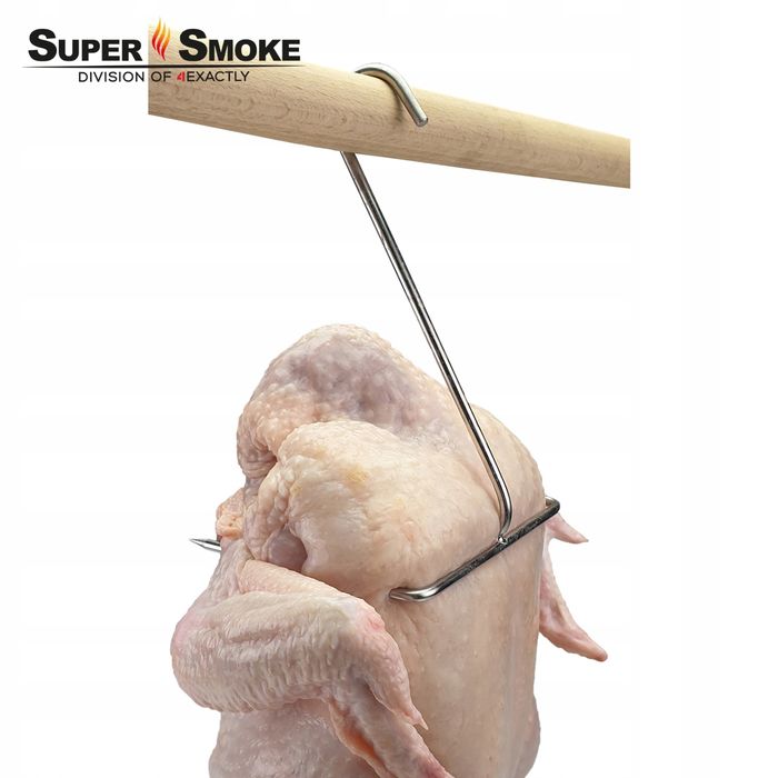 Hak Wędzarniczy Super Smoke do kurczaka 4mm Premium 15cm