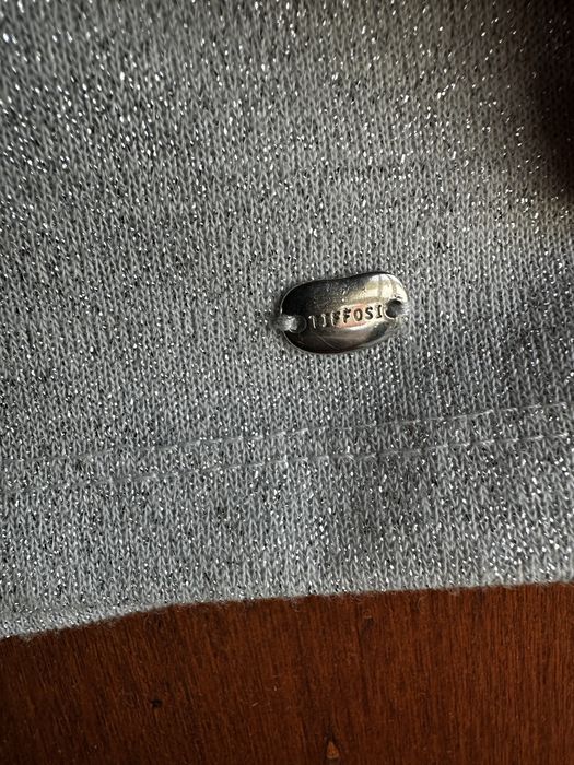 Top Prateado Tiffose