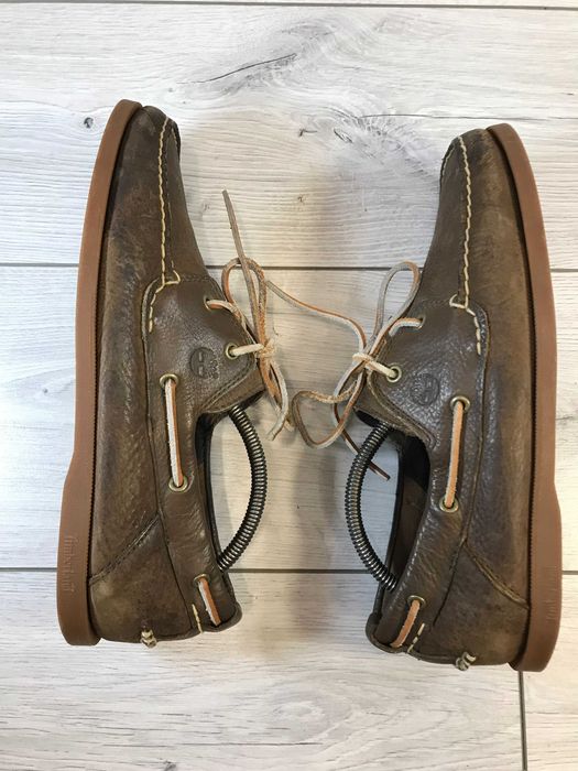 Skórzane mokasyny Timberland Classic Boat 2-Eye rozm. 45