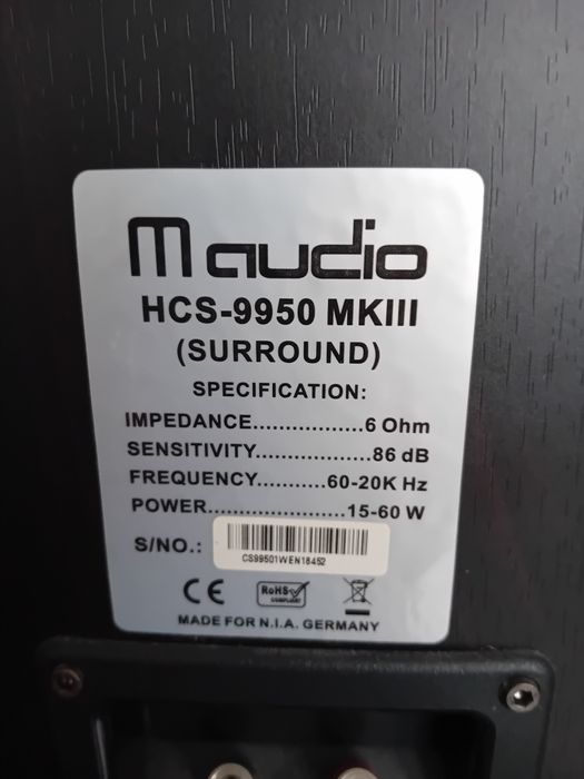 Kino domowe amplituner głośniki i kolumny