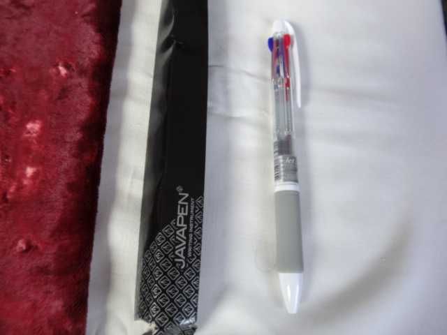 Подарунок ручка шарикова JAVAPEN Корея  трьохзарядна