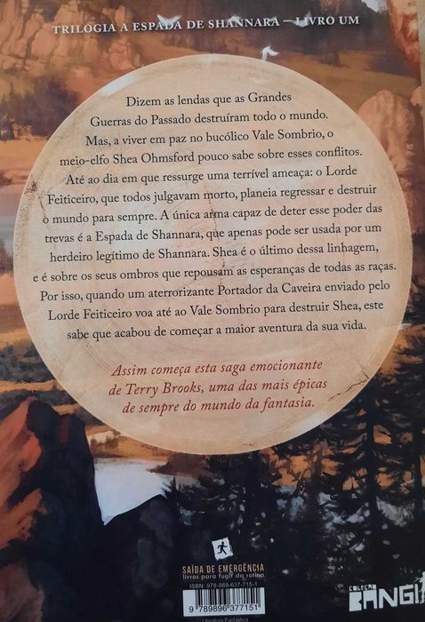 Livro A Espada de Shannara - Terry Brooks
