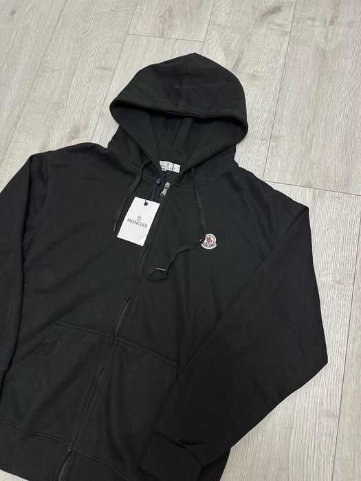 Zip Hoodie M.ncler нова кофта на замку монклер чорна кофта на замку з капішоном