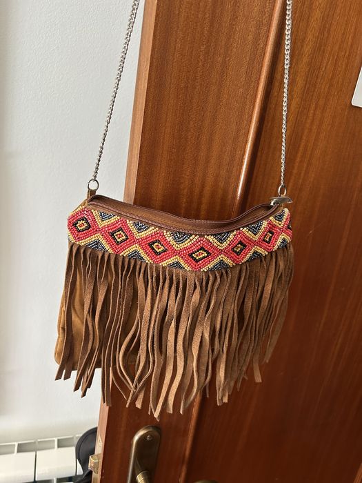 Mala tiracolo castanha