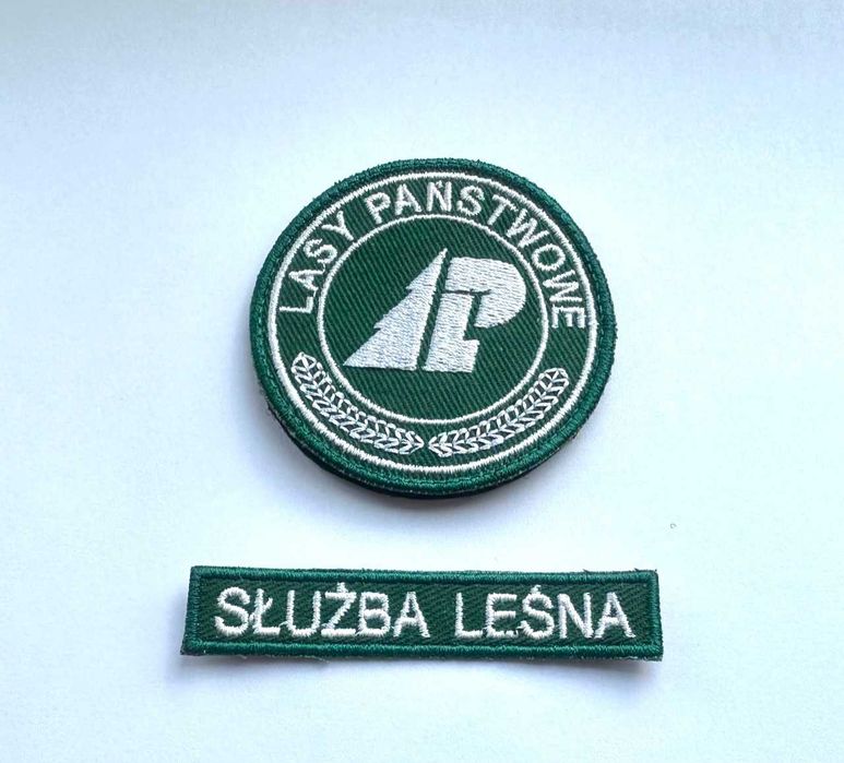 Emblemat Lasy Państwowe + naszywka