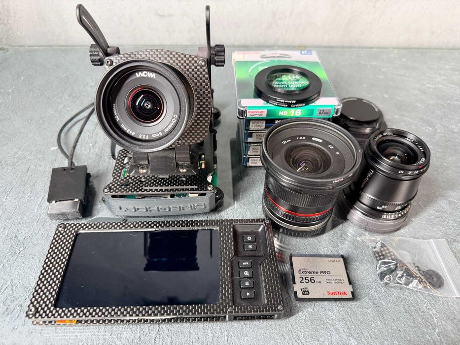 Kamera BMPCC 6K Dron FPV cinelifter + blackmagic 6k + obiektywy Komplet do pracy! BMPCC 6K