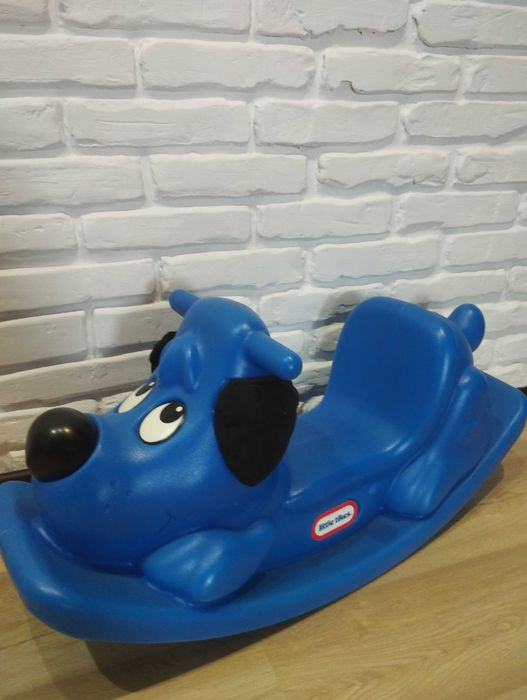 Пес-гойдалка Little Tikes Rocking Puppy синя б.у.