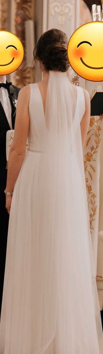 Suknia ślubna prosta