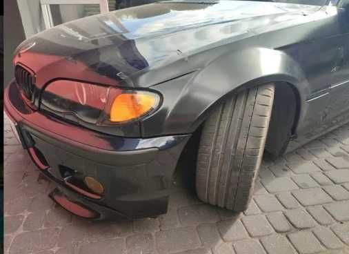 BMW E46 Sedan poszerzenia Wide Body Kit Drift Daily Komplet