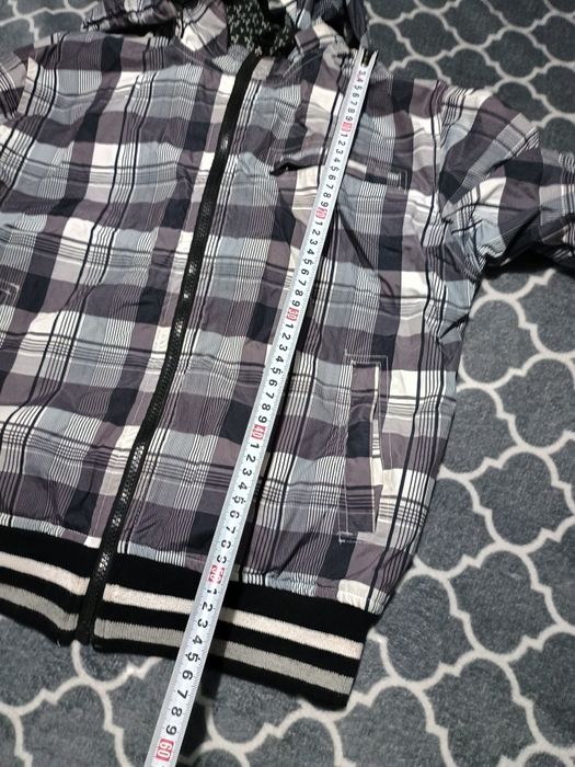 Kurtka Bluza kratka dwustronna czarna biała szara r. M 38