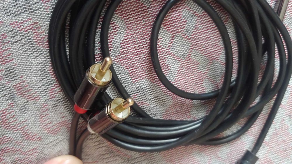 Аудио кабель 3,5 аудио на RCA 2 Тюльпана брендовый новый