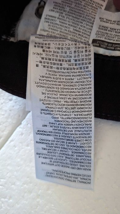 Calças Ganga Levi Strauss Negras W28 L 32
