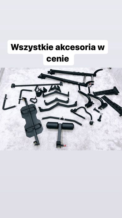 Wielofunkcyjny atlas Krypton XF405 z 3 stosami po 120kg, DOSTĘPNY