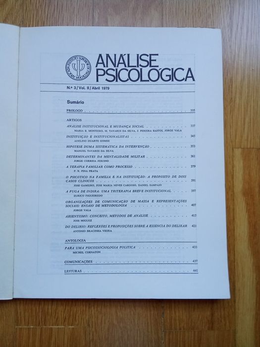 Análise Psicológica