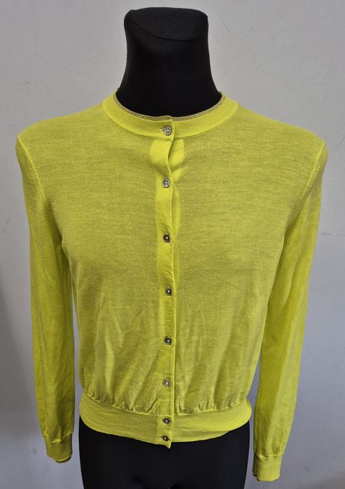 PAUL & SMITH roz. M/L delikatna bluzka MERINOWOOL sran idealny