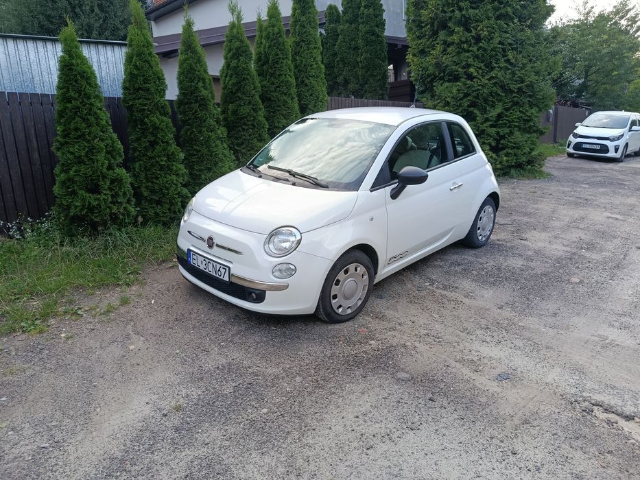 Fiat 500 gaz 2014 r  1.2  klima 105 tys km lodz