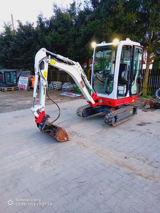 Wynajem Minikoparki Cat 301.6 1.8T Laweta Wizidło Przyczepy