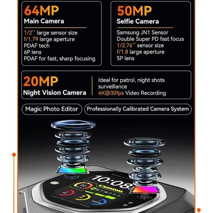 Oscal Tank 1 5G 12GB/256GB 20000mAh IP69K 2.6GHz