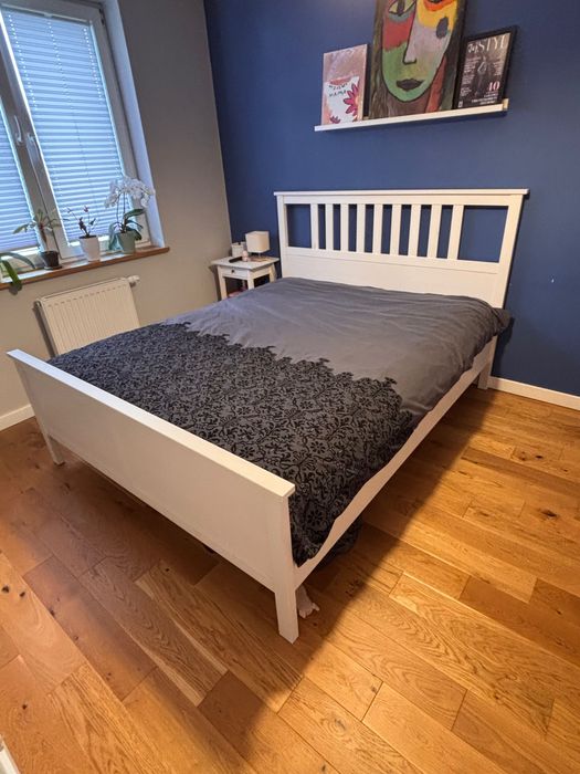 Łóżko Ikea Hemnes 160x200 + 2 stoliki nocne