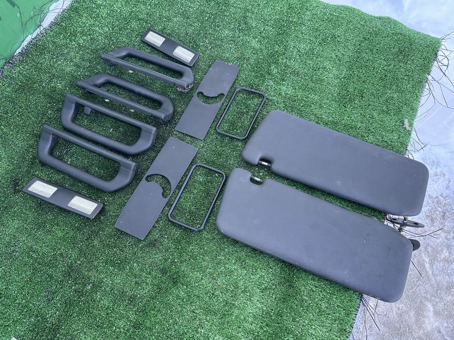 Чорні козирькі сонцезахисні БМВ е34 / під підсвітку