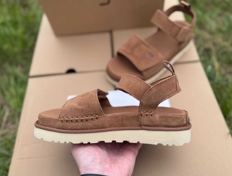 Босоножки / Босоніжки Ugg W Goldenstar Sandals Chestnut / Brown  Оригінал / Угг Сандалі / Уггі / Угги /Уги