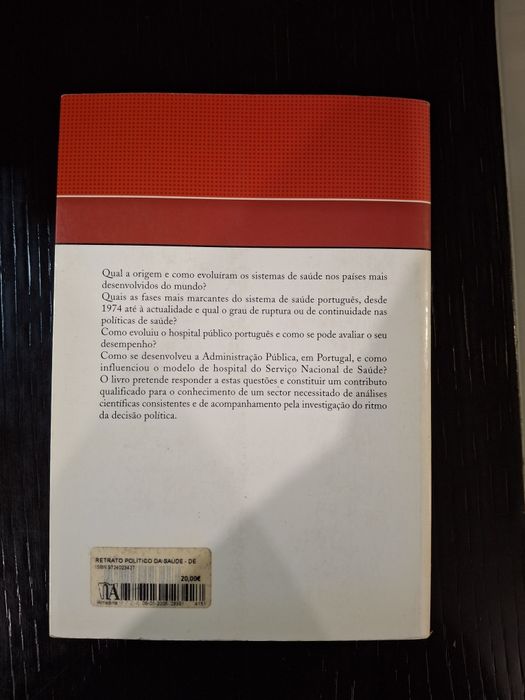 Livro Retrato Político da Saúde