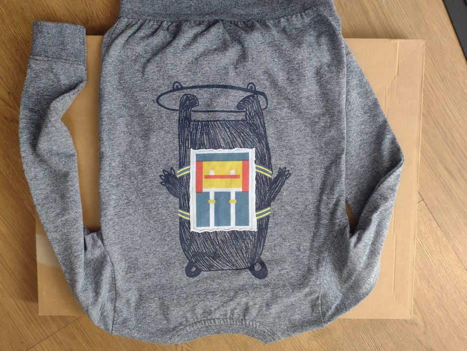 2 bluzki bawełniane dla dziecka z długim rękawem rozm 104