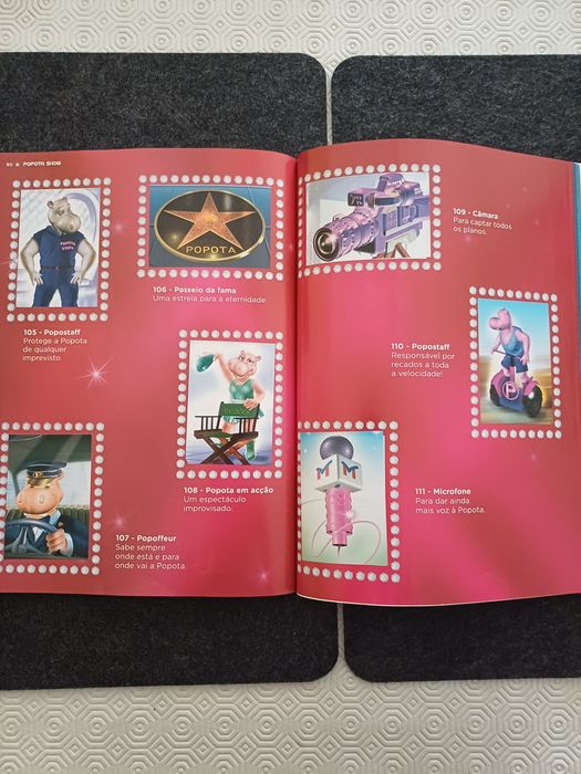 Livro da Popota com cromos completa