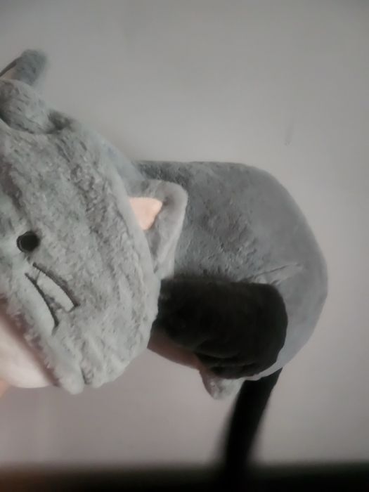 Pluszak kotek szary 50 cm – miękka przytulanka