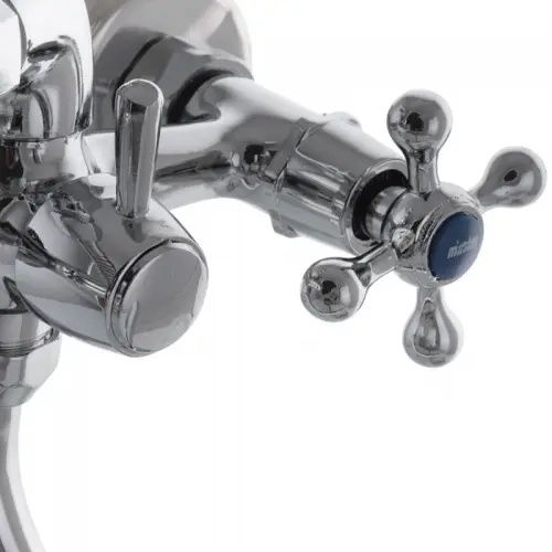 Смеситель для ванны MASTER 141 с душем керамика полуборотный